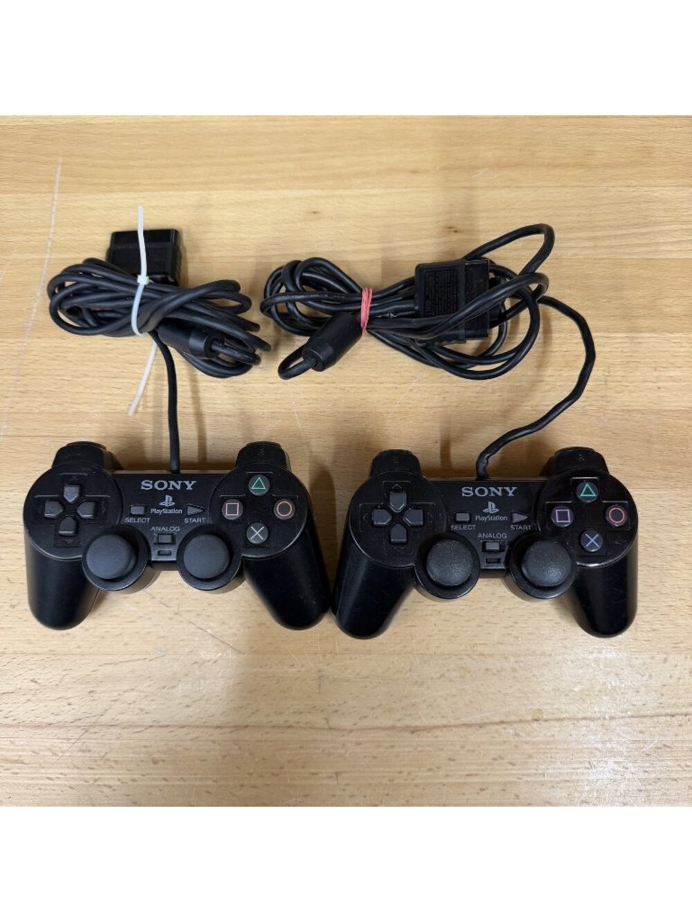 Lot Of 2 PlayStation 2 Dual Shock 2 Analog Controller SCPH-10010 Parts Repair